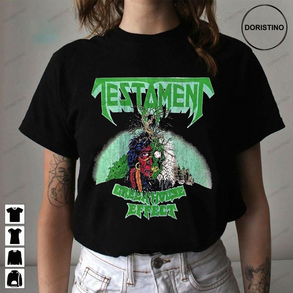 Testament Band Thrash Metal Green House Awesome Shirts